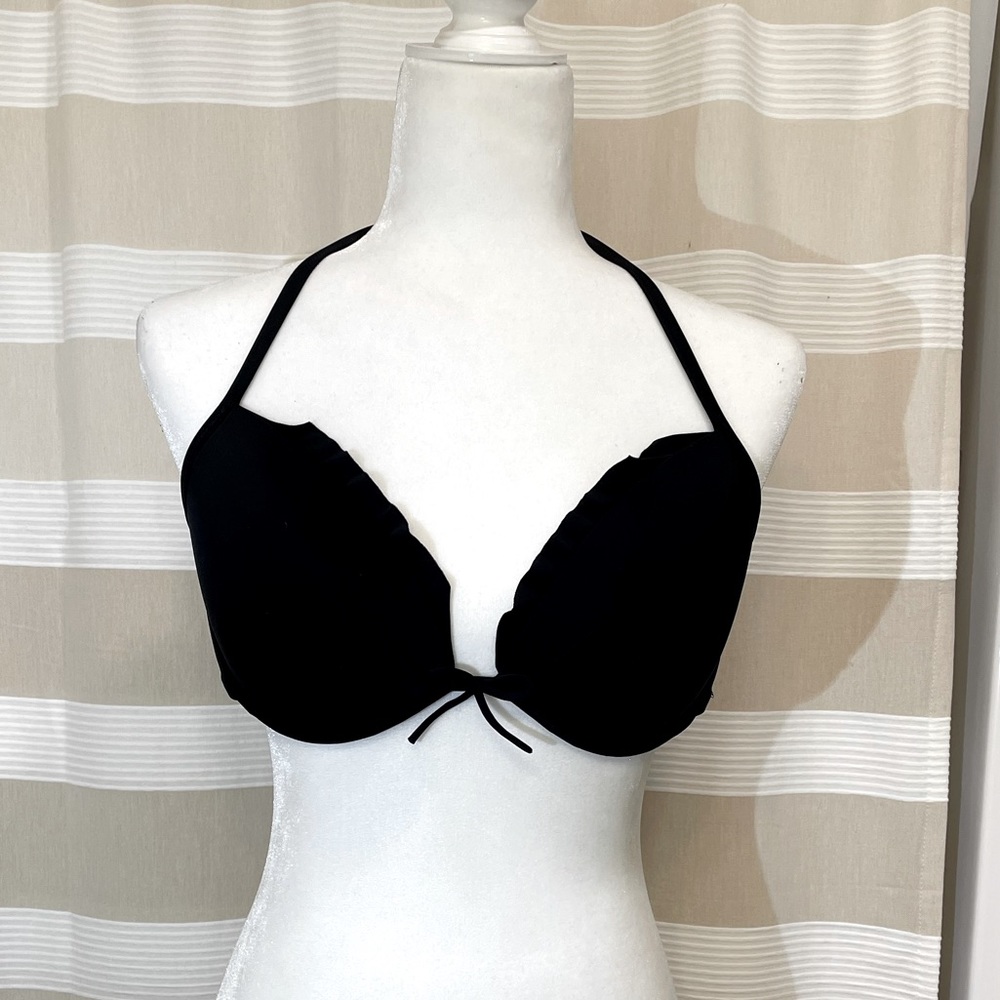Victoria’s Secret Black Push Up Swim Top